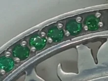 Закрепка камня в изделие из серебра в Екатеринбурге